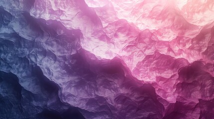 Abstract purple and pink mountain range