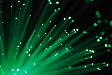 Semiconductor fibers, fiber optic cable communication lines, selective focus