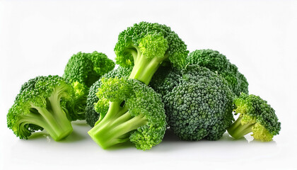 Pile Lots of broccoli. Broccoli Background Concept. Vegetables over broccoli. from the top view