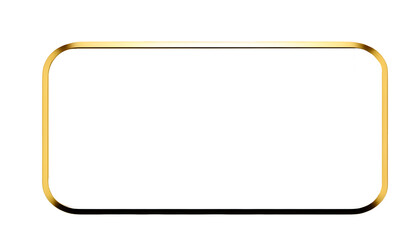 Transparent frame Golden Borders PNG