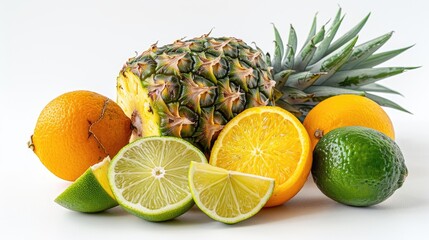 Tropical Delight: Orange, Lime, and Pineapple