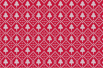 Intricate Christmas Ornament Seamless Vector Pattern premium vector