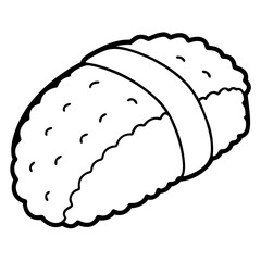 Japanese food line drawing