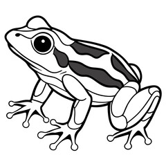 Stunning Allobates myersi Vector Art Illustration A Visual Guide