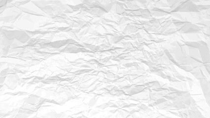 White clean crumpled paper