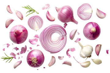 Red Onion and Garlic Arrangement