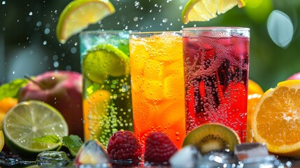 Soft drinks and fruit juice mixed with soda, which are high in sugar, can have a detrimental impact on physical health.