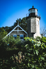 Lighthouse on Lake Michigan