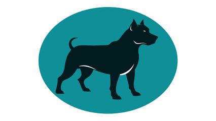 Creative American Bully Logo Icon Ideas Vector Art Illustrations for Inspiration