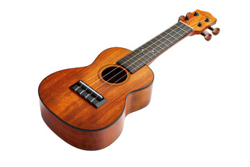 Fototapeta premium Ukulele on White Background