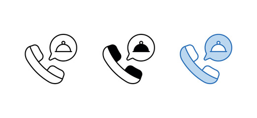 Phone Call icon design with white background stock illustration