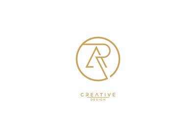 AR, RA, A, R, Abstract Letters Logo Monogram
