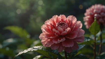 Nature illustration in Korean traditional style.