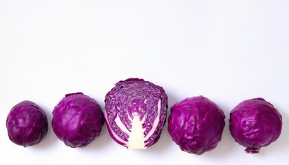 Fototapeta premium Cabbage isolated on white background