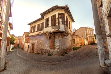 Historical houses and streets in Bergama