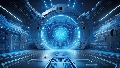 Fototapeta premium technology background