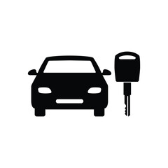 rent car vector icon auto rent