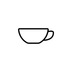 Simple cup icon on white background.