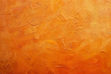 Orange painted wall with visible brush strokes, adding warmth and creativity to your space