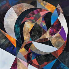 Fototapeta premium abstract background with circles