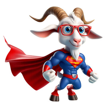 recommend clip art: funny animal goat clipart illustration design - quirky cartoon goat character