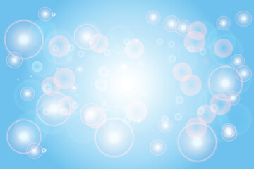 Bokeh blue background Christmas Birthday glowing dust texture confetti glitter template Copy space Bright design Shimmering surface Greeting card Invitation Holiday backdrop Winter design Day light