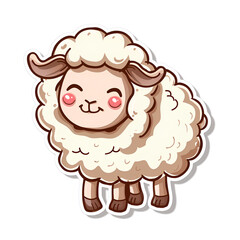cute sheep sticker 