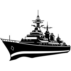 war ship silhouette