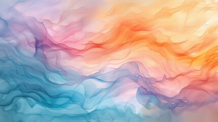 Obraz premium The image is a colorful abstract painting