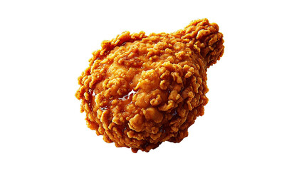  Piece of fried chicken  isolated on transparent or white background