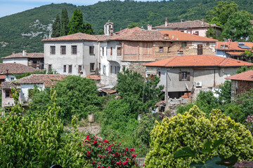 Obraz premium The historical Village of Ampelakia, Larissa, Thessaly, Greece