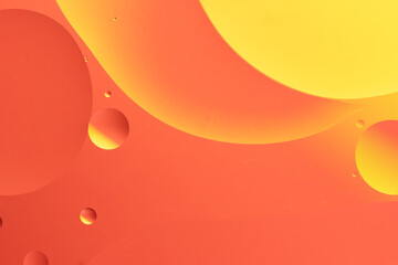 Bright round shapes on a smooth gradient.
