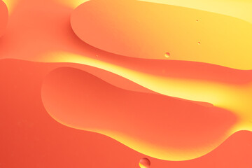 Red and yellow waves on an abstract background.