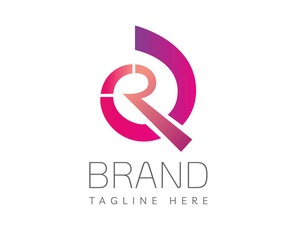 Fototapeta premium Letter R logo icon design template elements. Usable for Branding and Business Logos.