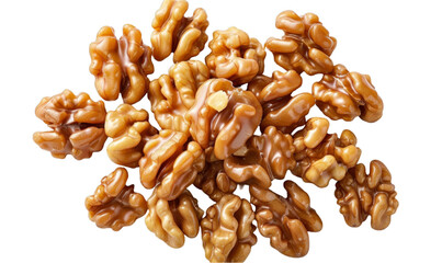 Fototapeta premium Pile of Shelled Walnuts 