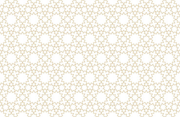 Seamless geometric pattern in authentic arabian style.