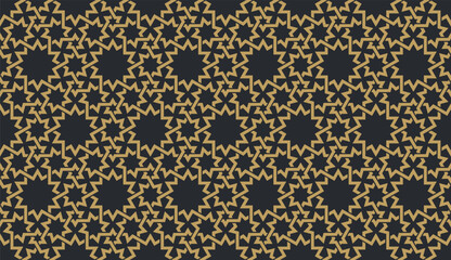 Seamless geometric pattern in authentic arabian style.