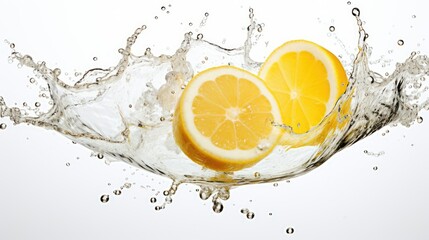 lemon in water