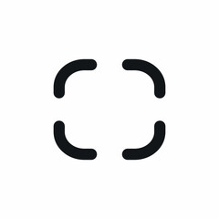 Naklejka premium maximize full screen window icon