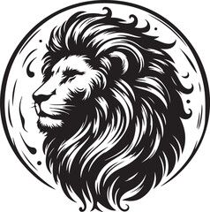 Obraz premium lion head icon