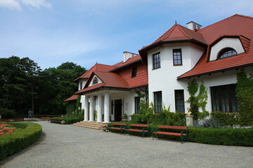 Krasinski manor house in Opinogora, Poland