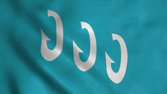 Flag of Froya kommune, Norway sign