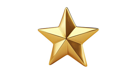 Obraz premium Star on a transparent background