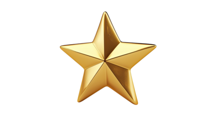 Star on a transparent background