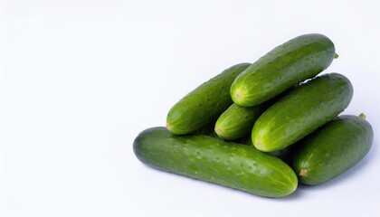 Cucumber isolated on white background