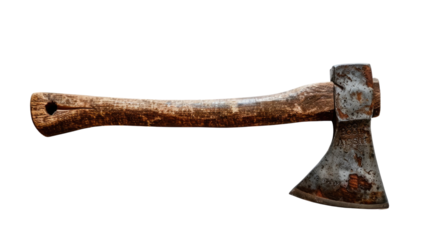 Ax on a transparent background