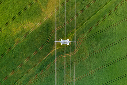 High voltage power line supports