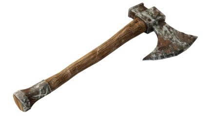 Ax on a transparent background