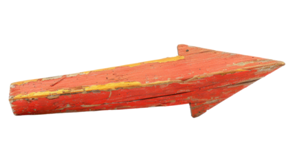 Arrow on transparent background