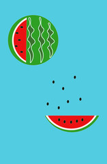 slice of watermelon